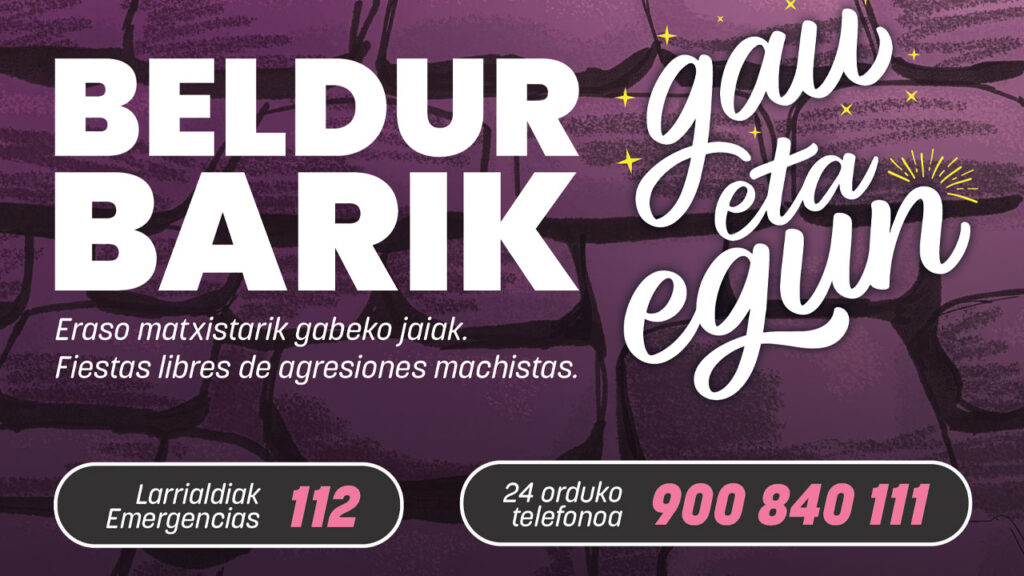 Por unas fiestas libres de violencia machista