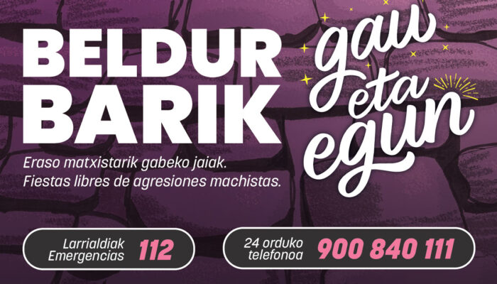 Por unas fiestas libres de violencia machista
