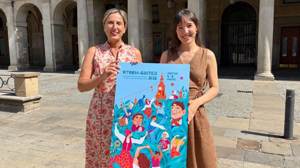 «Zuriaren, zure, gure… jaiak», cartel de las Fiestas de La Blanca 2026